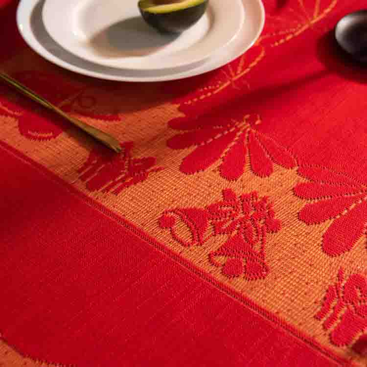 santa bell lace tablecloth