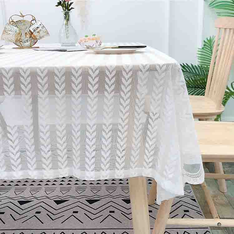 leaf pattern lace tablecloth